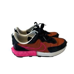 Nike Fontanka Waffle Sneaker Women's Size 6.5 Lace Up Low Top Burnt Sunrise